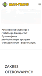 Mobile Screenshot of mantrans.pl